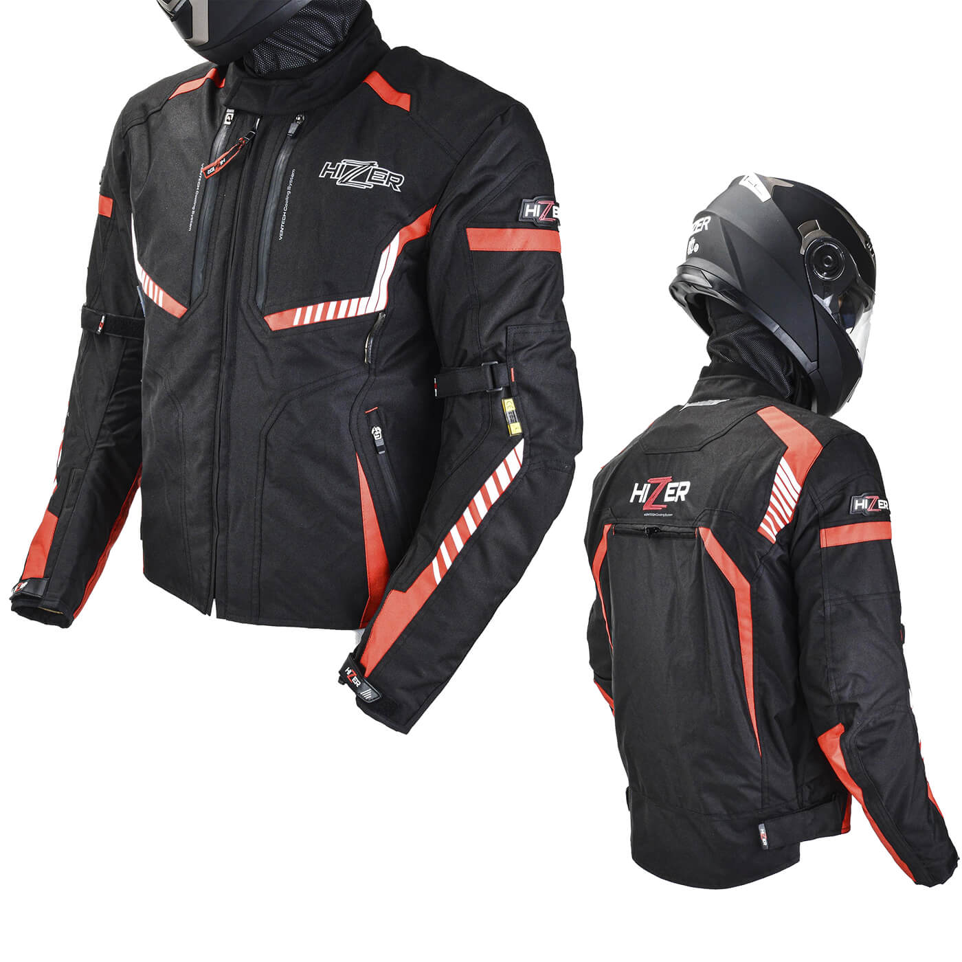 Куртка мотоциклетная (текстиль) HIZER AT-2119 (S)