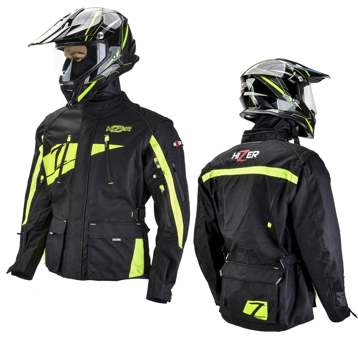 Куртка мотоциклетная (текстиль) HIZER AT-5001 (S)